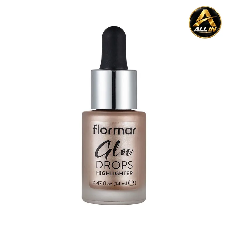هايلايتر وجه سائل | Flormar Glow Drops Highlighter