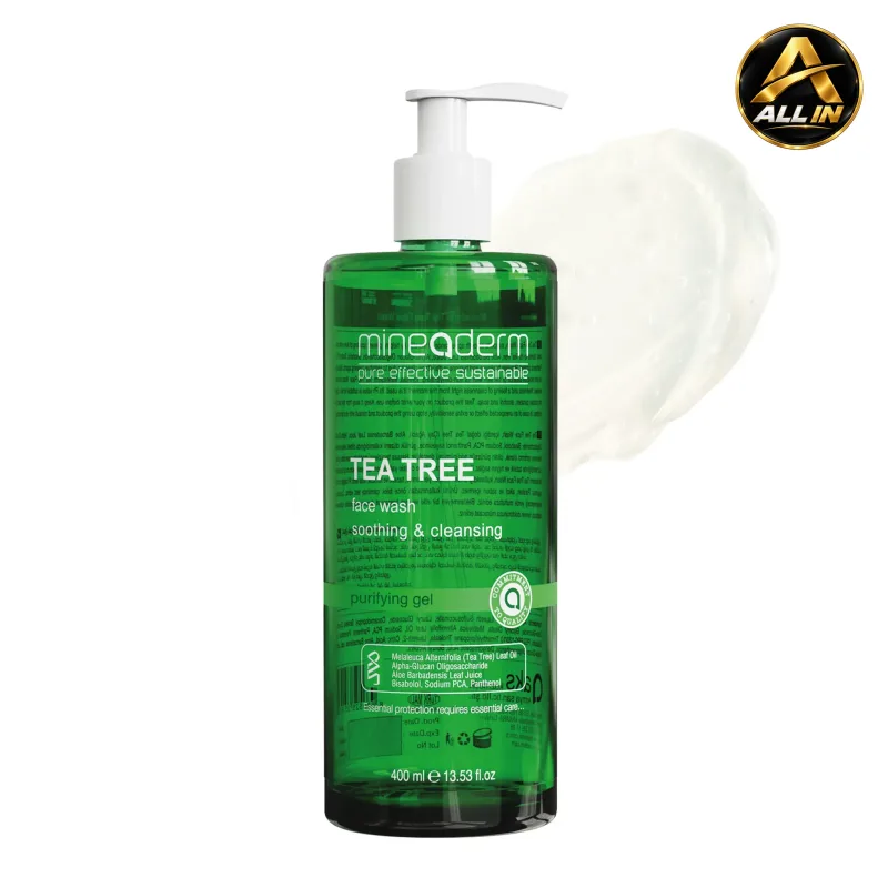غسول للوجه Mineaderm Tea Tree Face Wash 400ML
