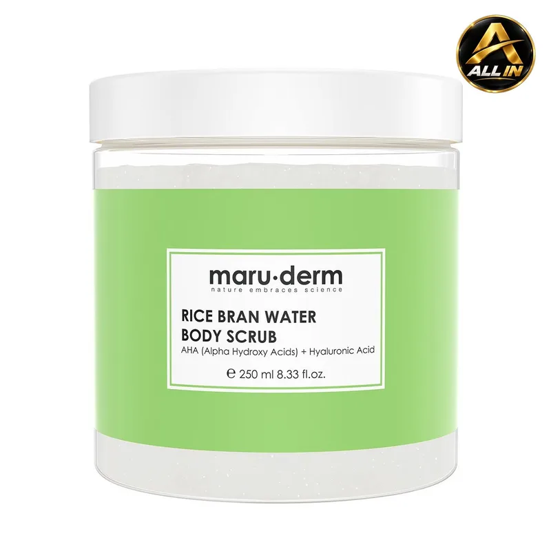 مقشر الجسم من ماروديرم بماء نخالة الأرز Maruderm Rice Bran Water Body Scrub