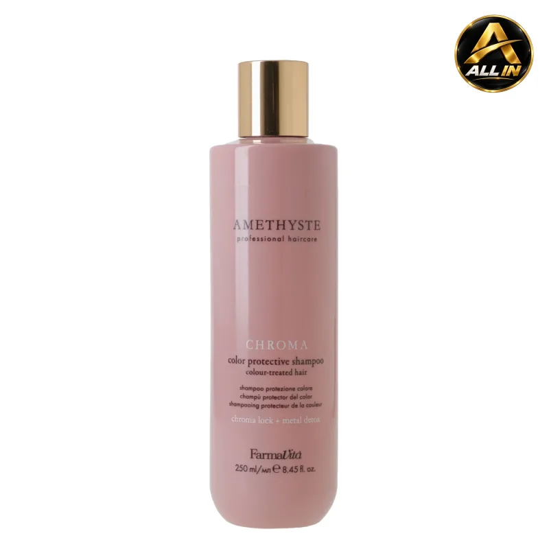 شامبو حماية اللون 250 مل — FARMAVITA AMETHYSTE CHROMA – Color Protective Shampoo