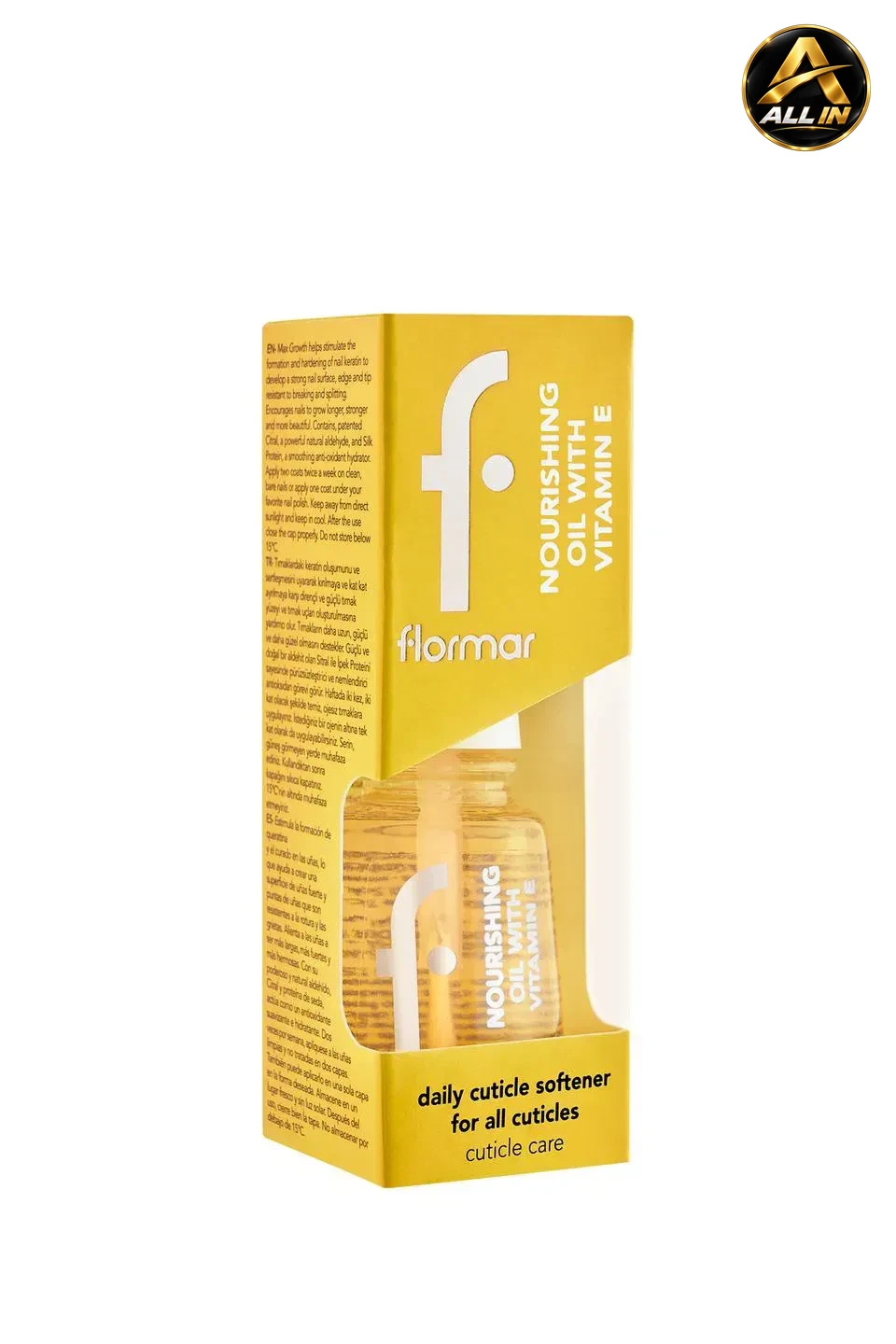 زيت مغذي للأظافر Flormar Nourishing Nail Oil with Vitamin E 11 ML، صورة 1