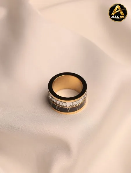 خاتم BVLGARI ستانلس ستيل.
