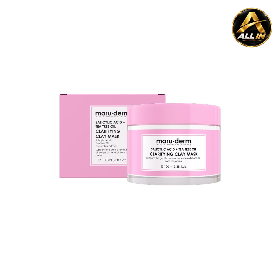 قناع الطين بحمض الساليسيليك+زيت شجرة الشاي SALICYLIC ACID+TEA TREE OIL CLARIFYING CLAY MASK، صورة 1