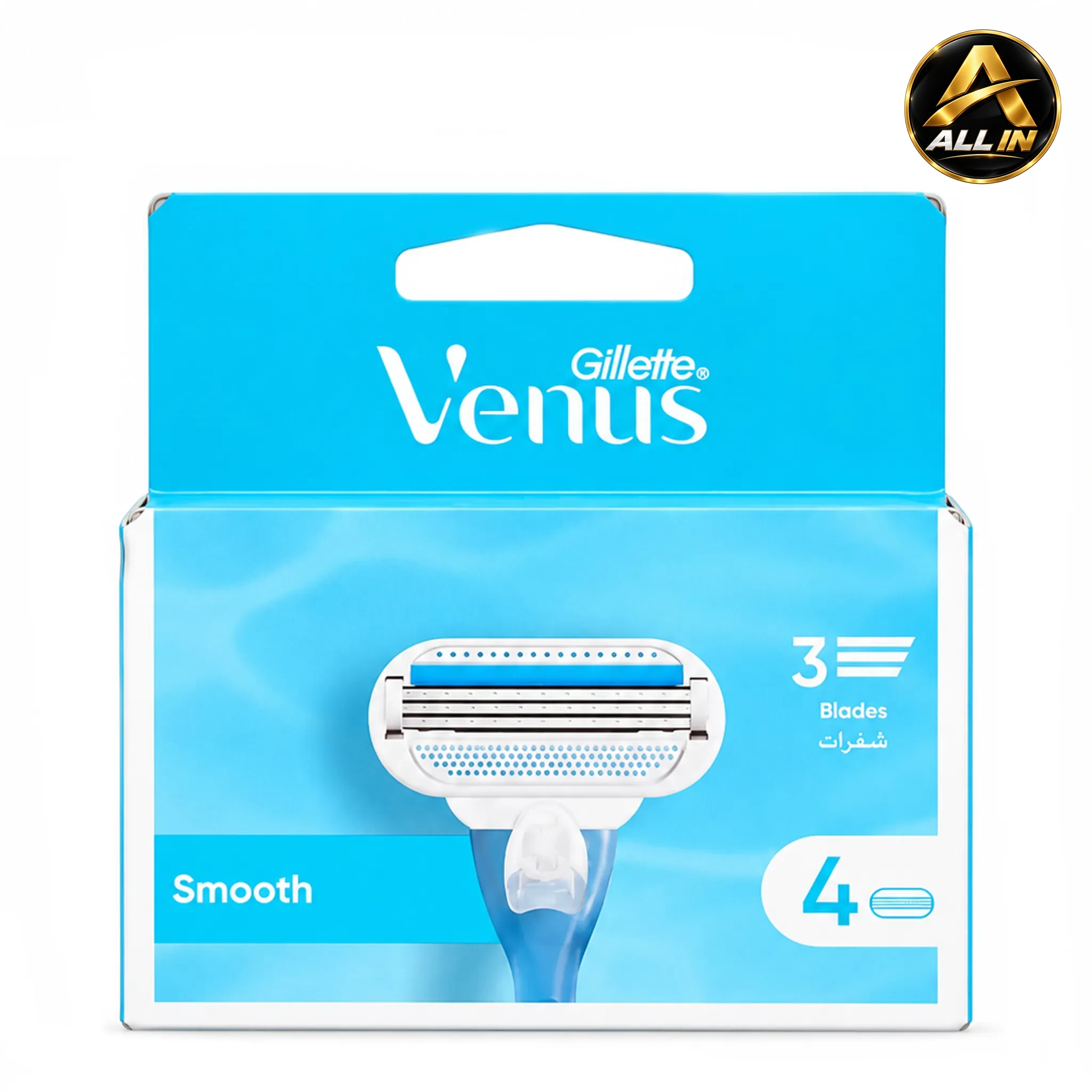 4 رؤوس — Gillette Venus Smooth Refills، صورة 1
