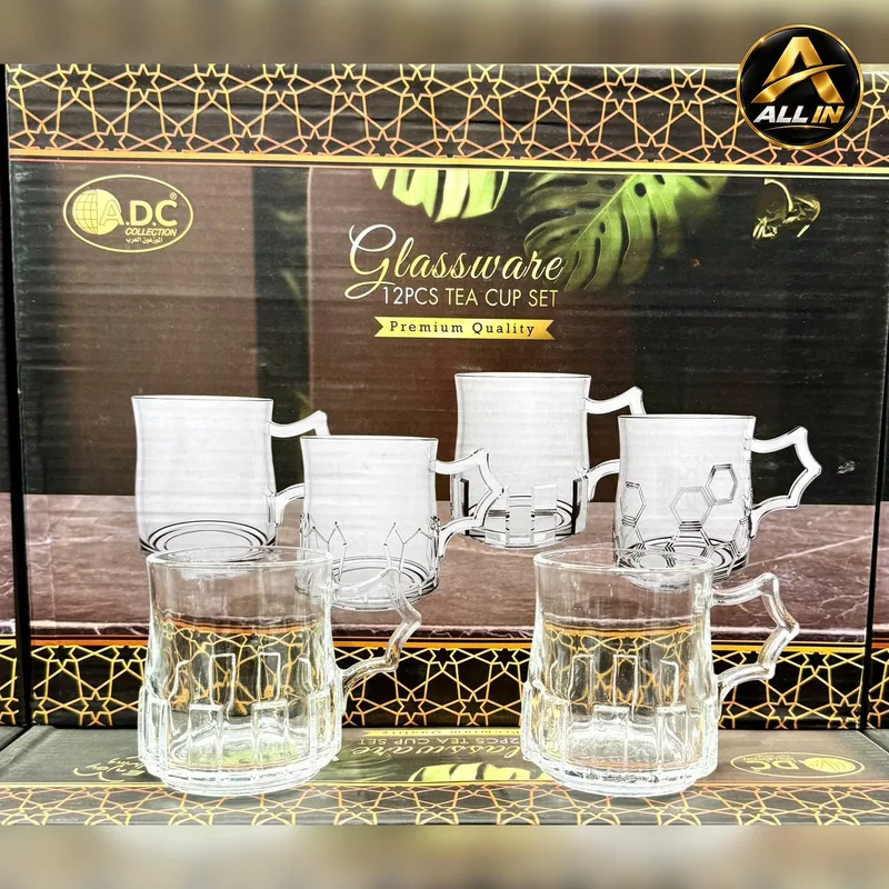 طقم كاسات شاي 12 مخصور 0671