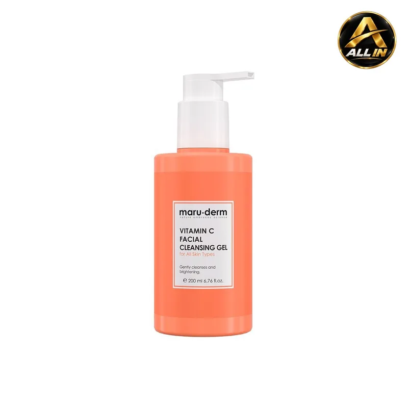 غسول تنظيف الوجه بفايتمين سي Maru.derm VITMIN C FACIAL CLEANSING GEL 200 ML