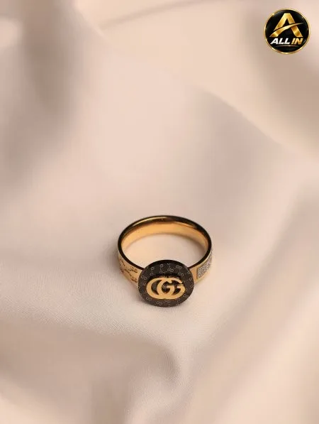 خاتم GUCCI ستانلس ستيل.