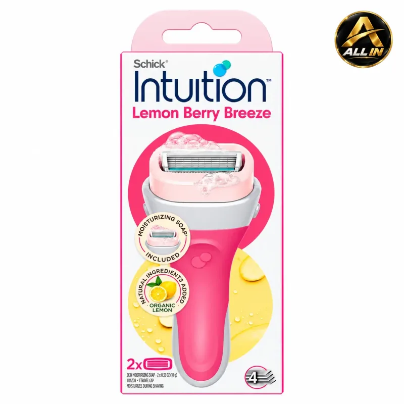 شفرة حلاقة نسائية Schick Intuition Lemon Berry Breeze Razor