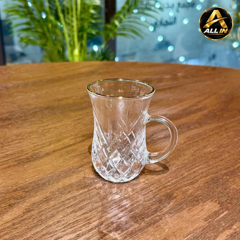 طقم كاسات شاي 12 مخصور 0668