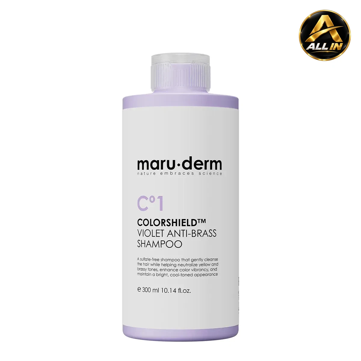 شامبو للشعر المصبوغ MARUDERM ColorShield Violet Anti-Brass Shampoo 300ML، صورة 1