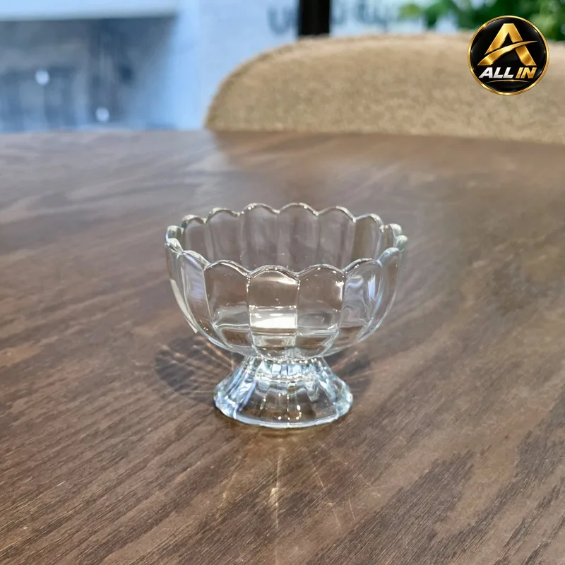 طقم كاسات 6 بوظة شفاف S12-46