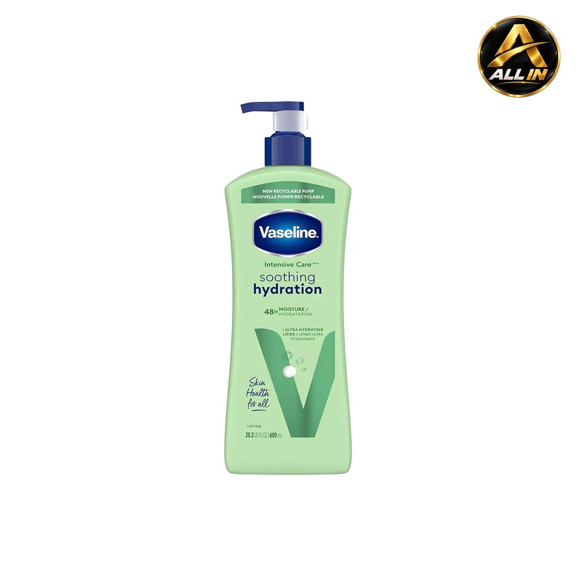 مرطب فازلين بخلاصة الصبار | Vaseline Intensive Care Soothing Hydration Lotion، صورة 1
