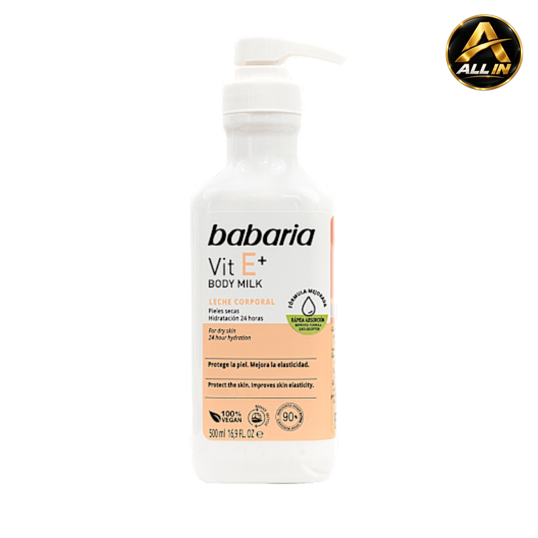 باباريا حليب مرطب بالفايتمن هـــ | Babaria Vitamin E Body Milk، صورة 1