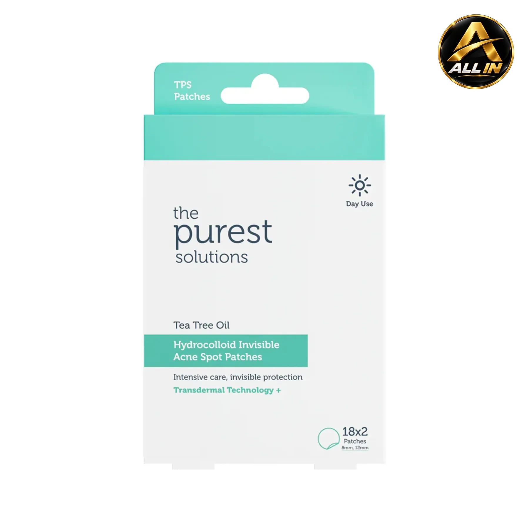 لصقات لعلاج الحبوب TPS Hydrocollid Invisible Acne Spot Patches، صورة 1