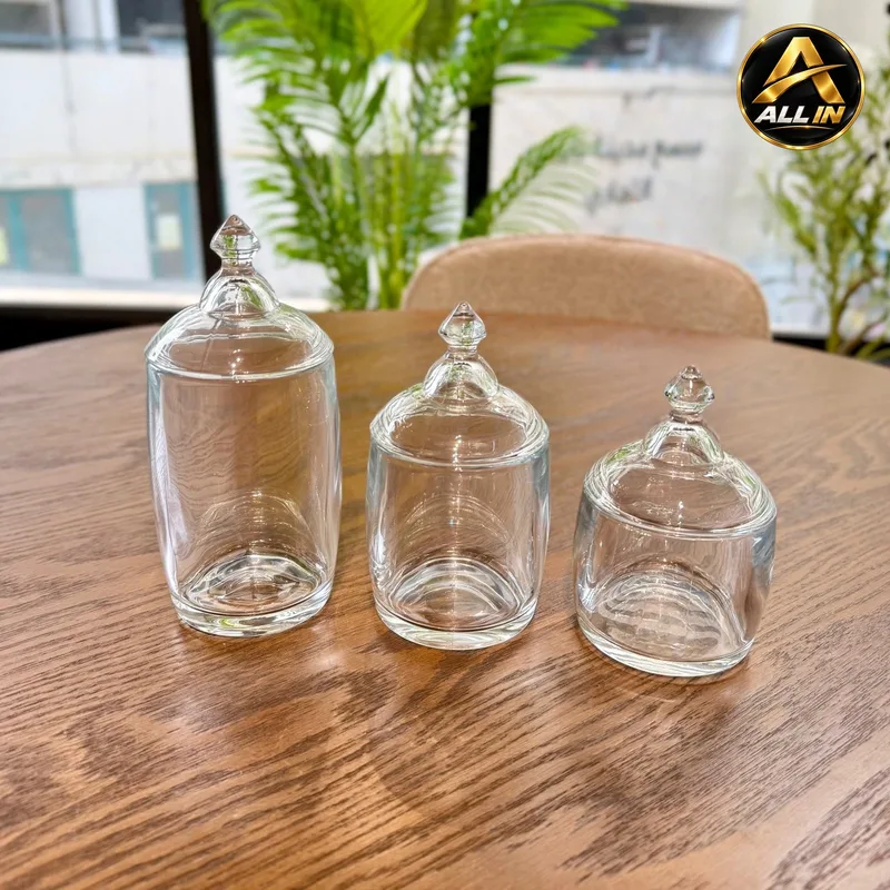 طقم سكريات 3 مع غطاء 0372