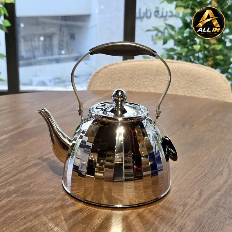 أبريق شاي 2 لتر ستانليس فضي S13-6