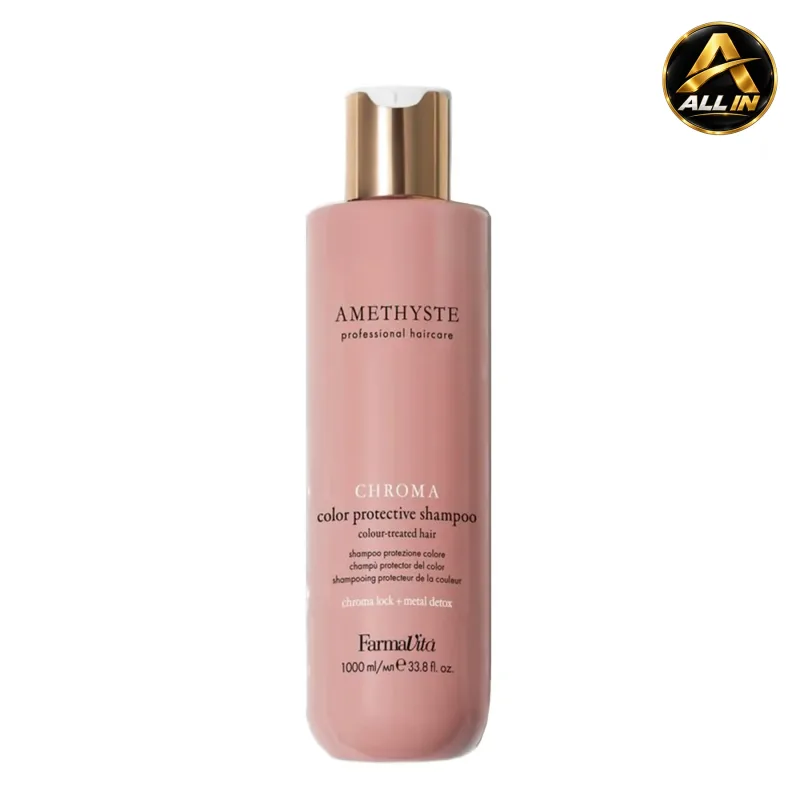 شامبو حماية اللون 1000 مل — FARMAVITA AMETHYSTE CHROMA – Color Protective Shampoo
