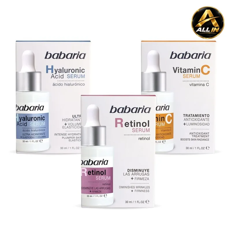 سيرومات العناية بالبشرة من باباريا | Babaria Face Serums