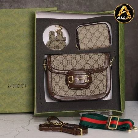طقم شنطة 3 قطع GUCCI.