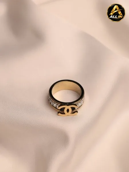 خاتم CHANEL ستانلس ستيل.