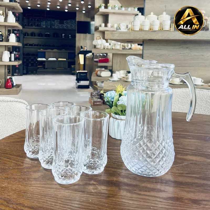 طقم شاف + كاسات شفاف S12-11