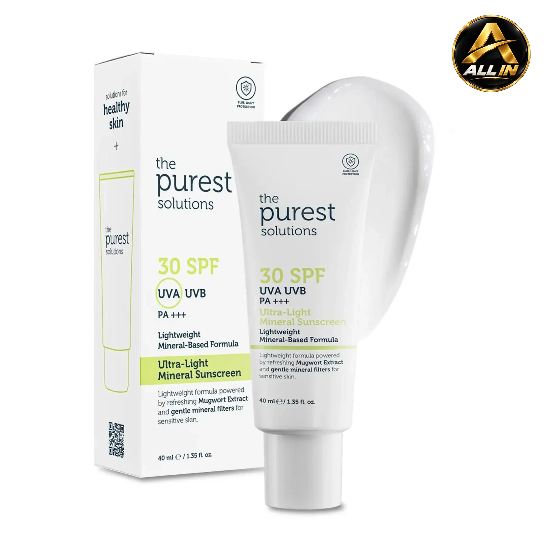 كريم واقي شمس فيزيائي TPS Mineral Filter Sunscreen Cream 40ML، صورة 1
