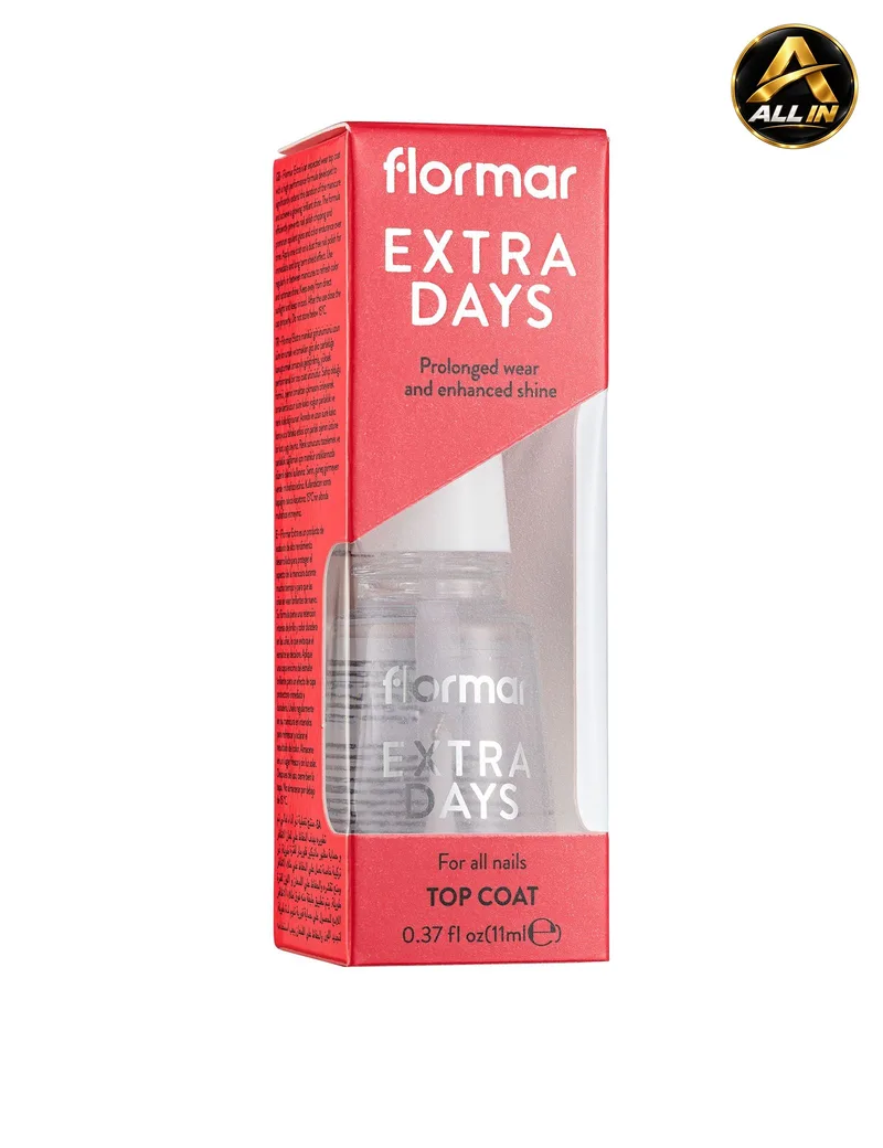 توب كوت للأظافر Flormar Extra Days 11 ML