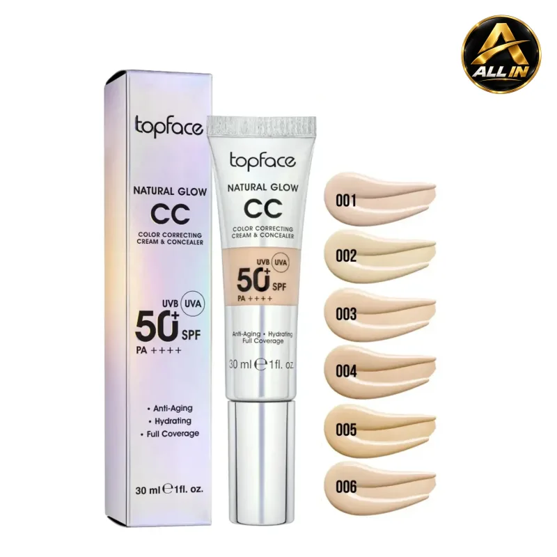 سي سي كريم توب فيس | Natural Glow CC Cream By Topface