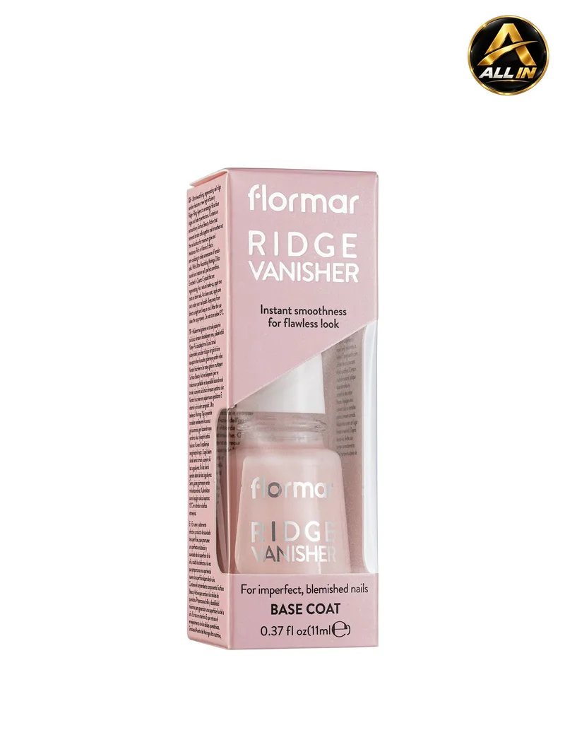 بيس كوت لتنعيم الأظافر Flormar Ridge Vanisher Smoothing Base Coat11 ML