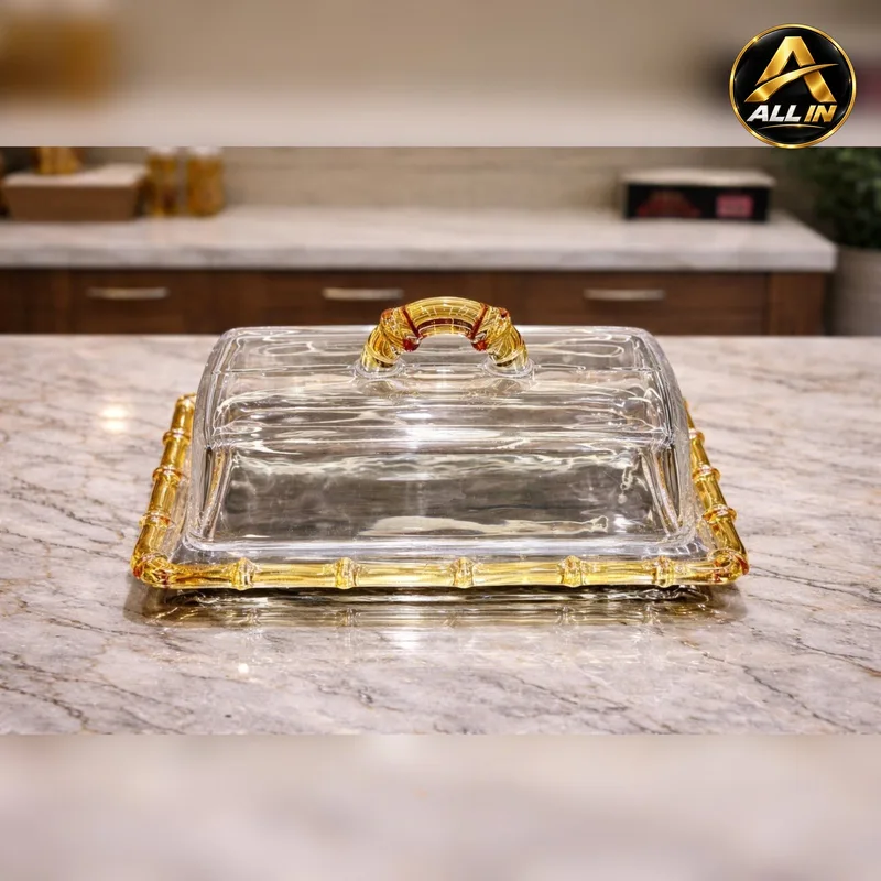 مضيفة مستطيل مع غطاء زجاج ADC7314-1