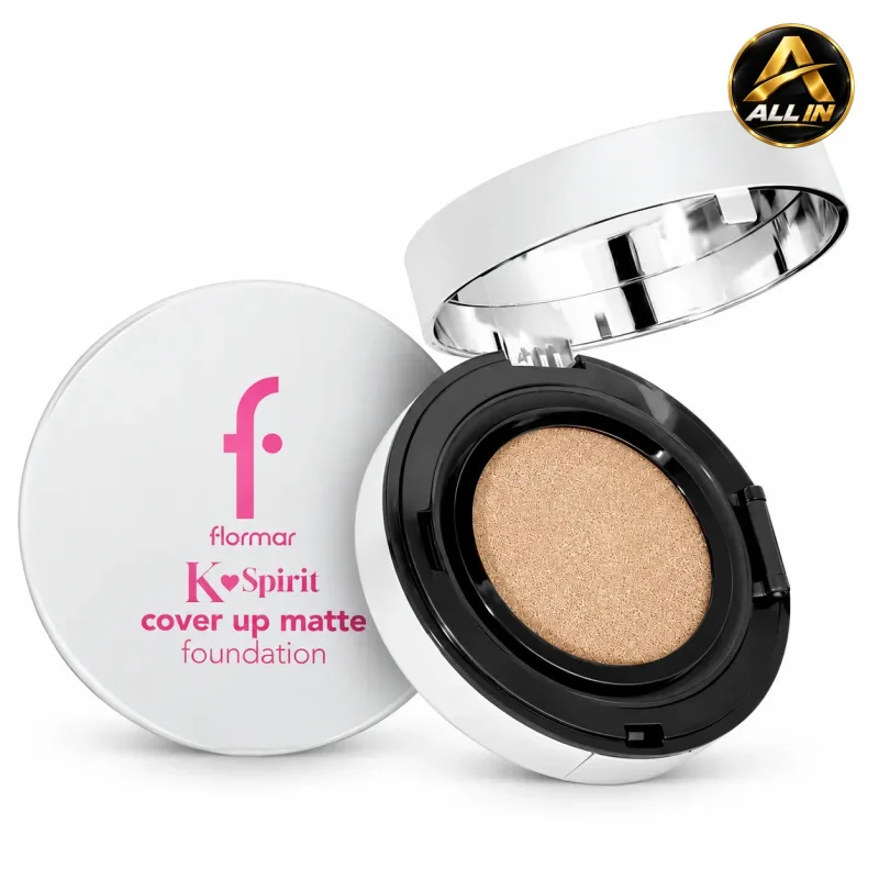 فاونديشن مطفي – Flormar K Spirit Cover Up Matte Foundation
