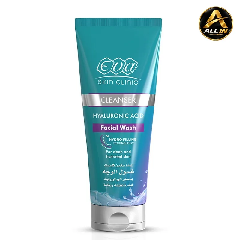 غسول وجه بالهايلورونيك أسيد | Eva Hyaluronic Acid Facial Wash