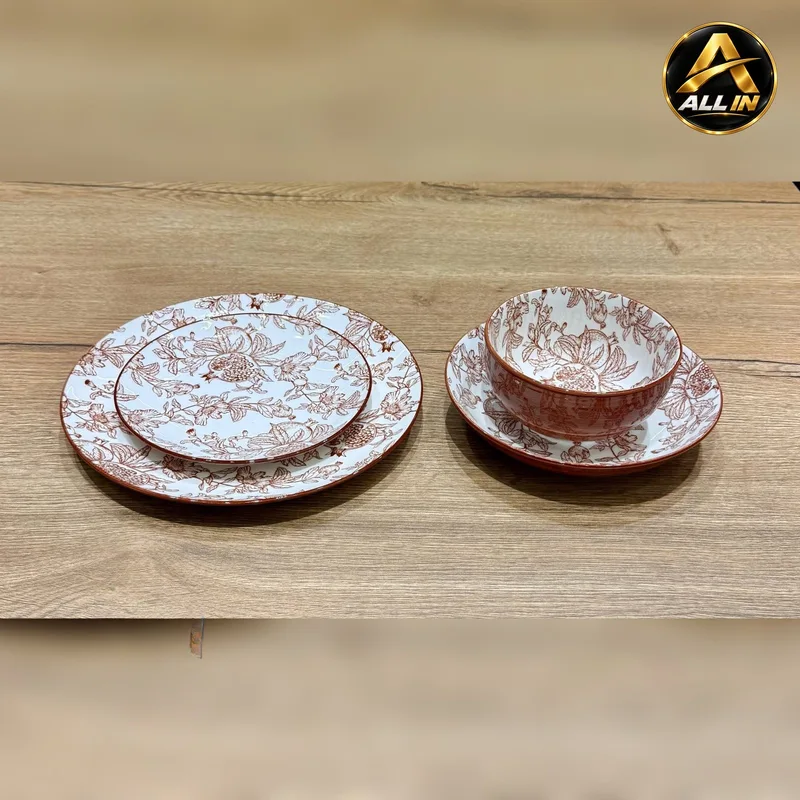 طقم صحون 24 قطعة بورسلان S5 H5