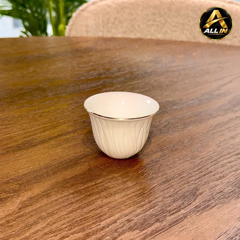طقم فناجين سادة 12 بورسلان AMBER 10MB