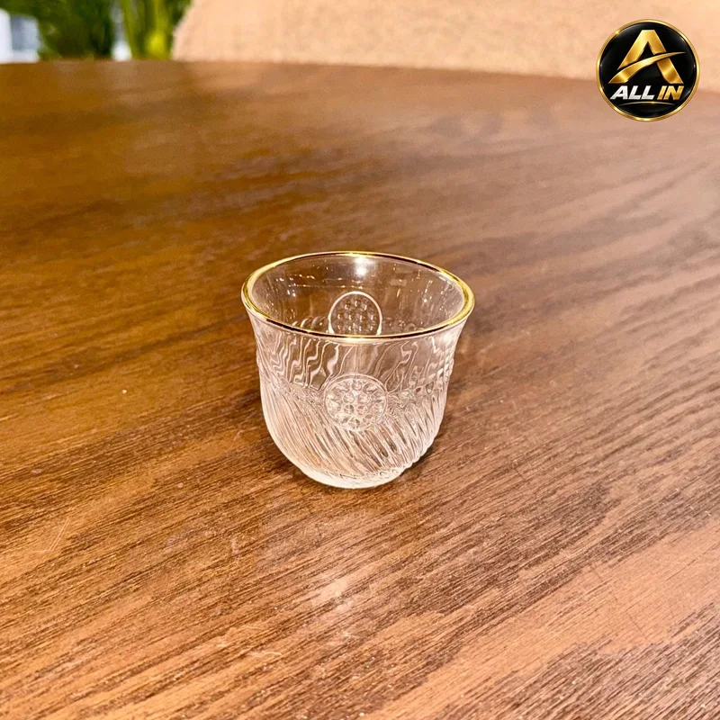 طقم فناجين سادة 12 زجاج ADC0483