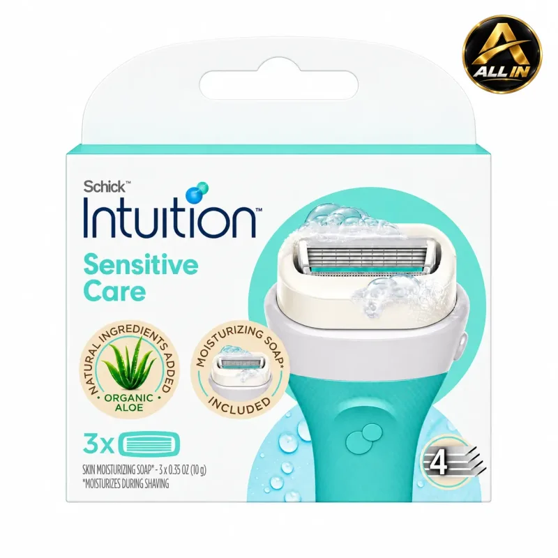 3 رؤوس — Schick Intuition Sensitive Care Refills
