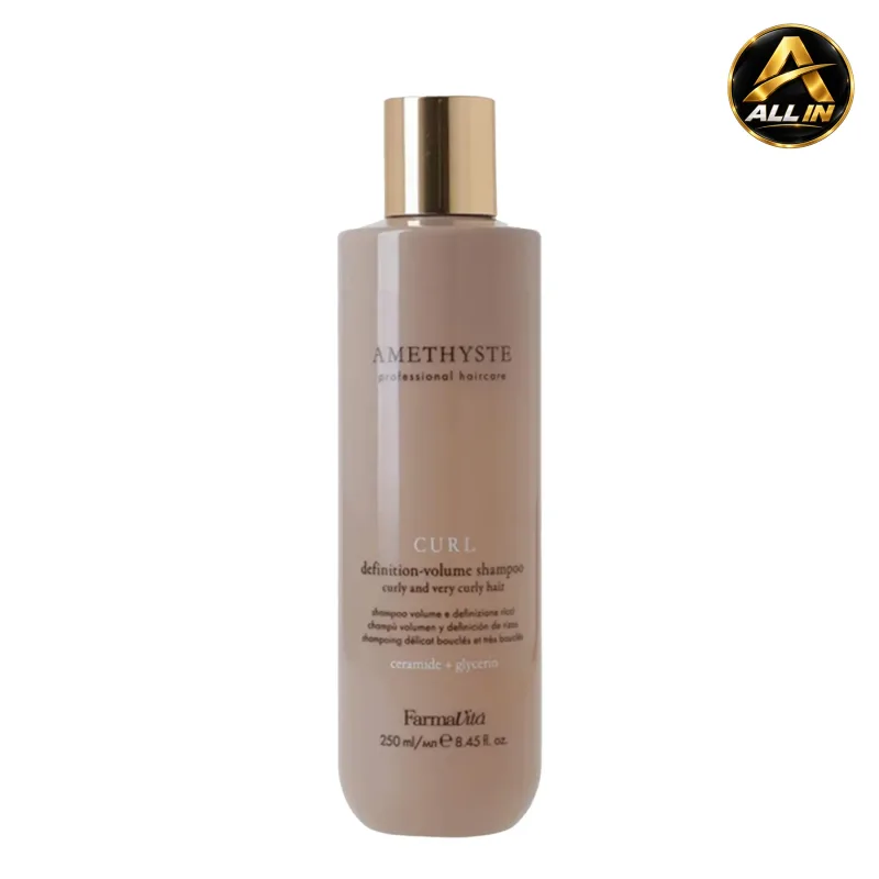 شامبو لتعريف وتكثيف الكيرلي 250 مل — FARMAVITA AMETHYSTE CURL – Definition Volume Shampoo