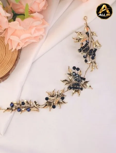 بروش شعر مع خرز.