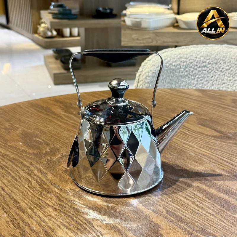 أبريق شاي 1 لتر ستانليس فضي S13-7