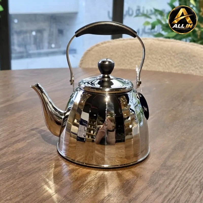 أبريق شاي 1 لتر ستانليس فضي S13-4