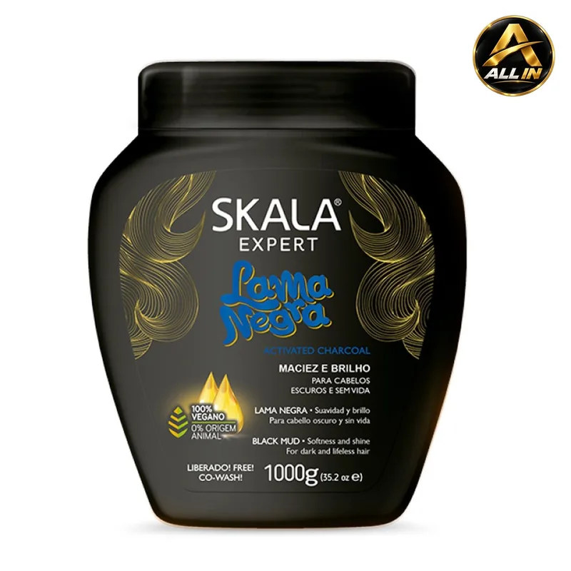 بلسم سكالا للشعر بالفحم Skala Charcoal Hair Conditioner 1000g
