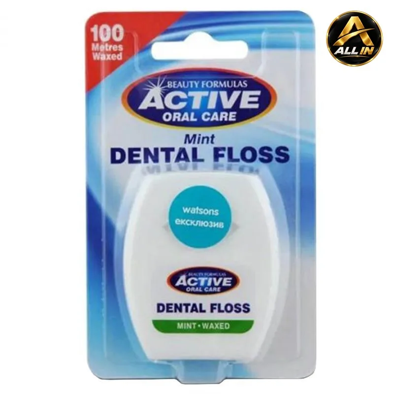 خيط تنظيف الأسنان بالنعناع – 100 متر | Beauty Formulas Mint Dental Floss