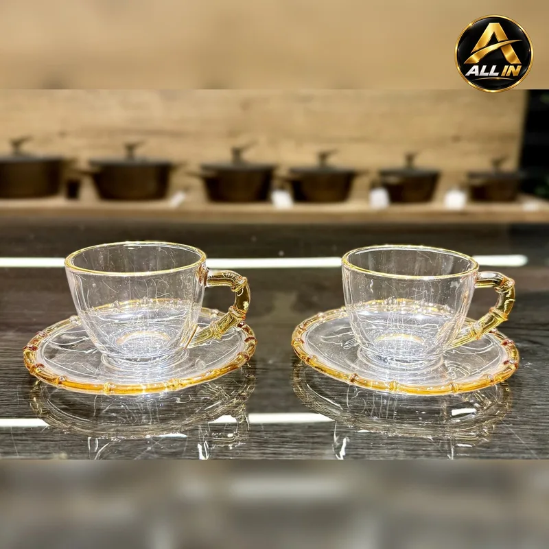 طقم فناجين قهوة 6+6 زجاج ADC7311-1