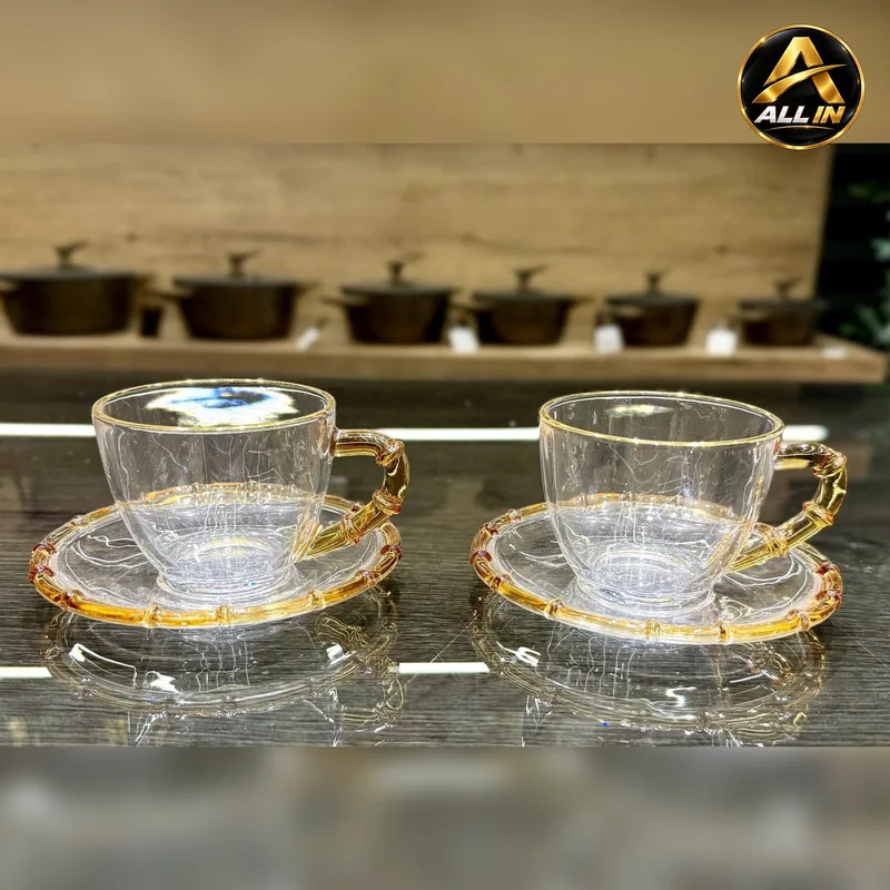 طقم كاسات شاي 6+6 زجاج ADC7312-1