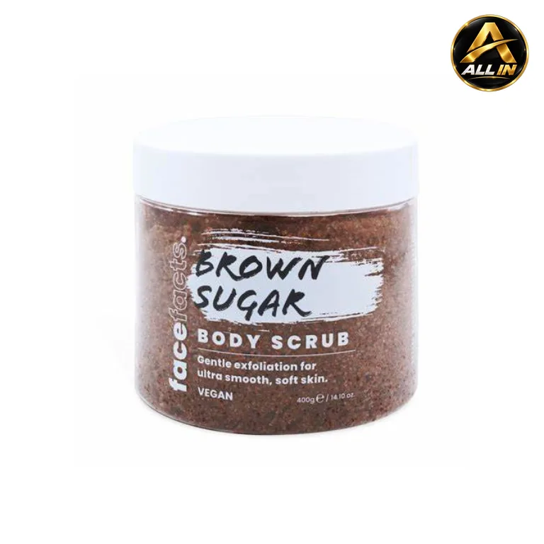 مقشر جسم بالسكر البني من فيس فاكتس | Face Facts Body Scrub