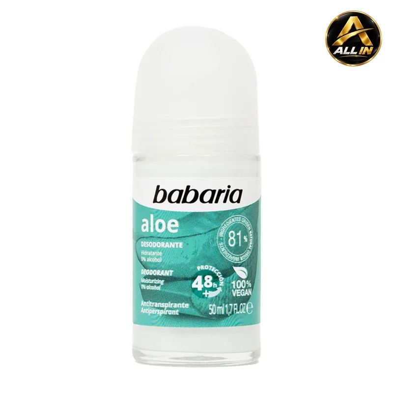 رول مزيل العرق من باباريا | Babaria Roll-On Deodorant 50ml