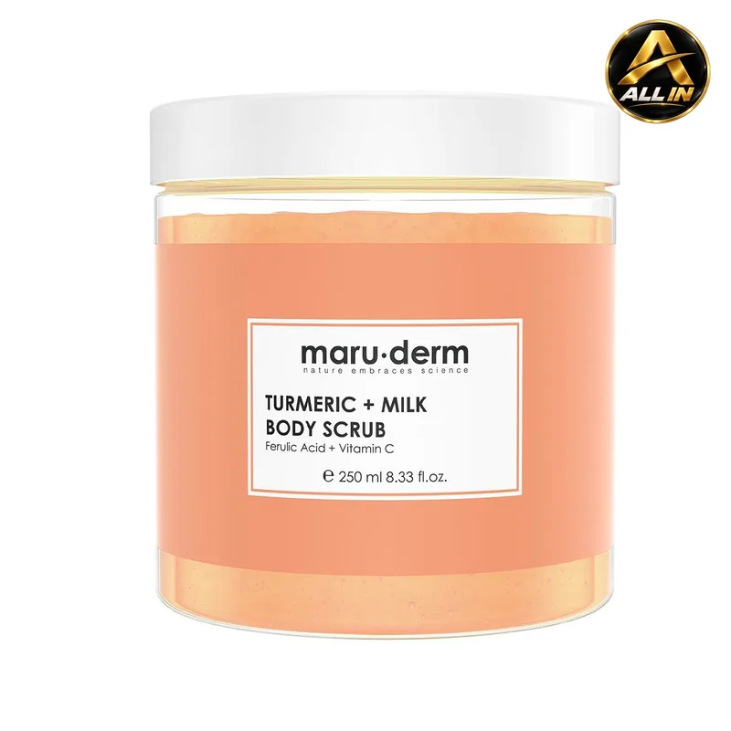 مقشر للجسم من ماروديرم بالكركم و الحليب Maru.derm Turmeric + Milk Body Scrub
