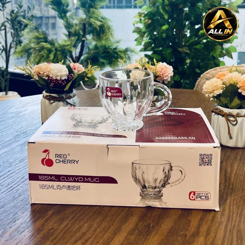 طقم كاسات شاي شفاف S12-42