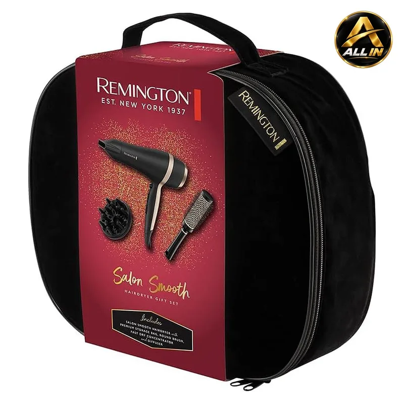 بكج تصفيف الشعر | Remington Salon Smooth Hair Dryer Gift Set