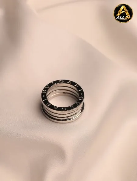 خاتم BVLGARI ستانلس ستيل.
